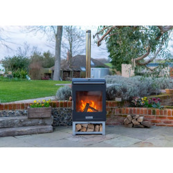 Печь-барбекю Hestia 300 Heat & Grill, садовая печь