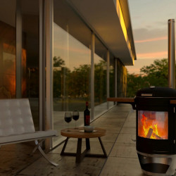 Печь-барбекю Hestia 500 Heat & Grill, садовая печь