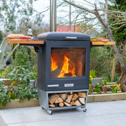 Печь-барбекю Hestia 600 Heat & Grill, садовая печь