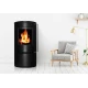 Сталева піч, камінофен Color Stove Si 7 BLACK STEEL