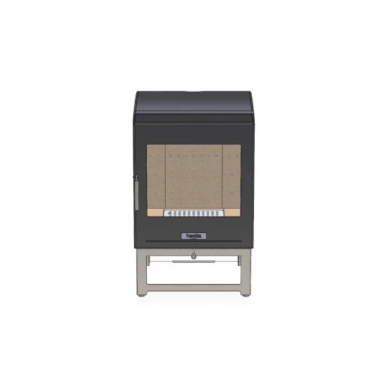 Вулична дров'яна піч Hestia 350 Heat Only у саду