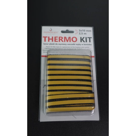 Ремкомплект для каміна або печі Termokit Parkanex, шнур 10*3 мм 2,5 метра