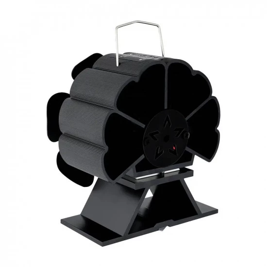 Шестилопастный вентилятор для печей с диаметром 110 мм, эффективный и экономичный способ распределения тепла в вашем доме.