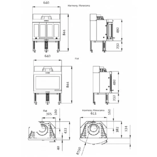 Каминная топка JOTUL I 400 Harmony