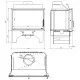 Каминная топка KFD ECO iLUX 90
