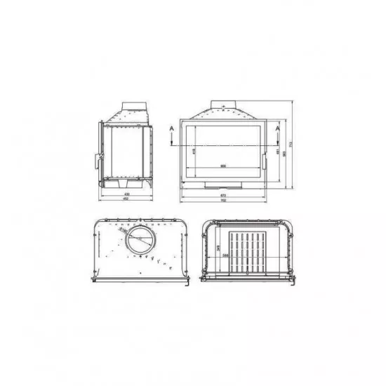 Камінна топка KFD ECO MAX 14