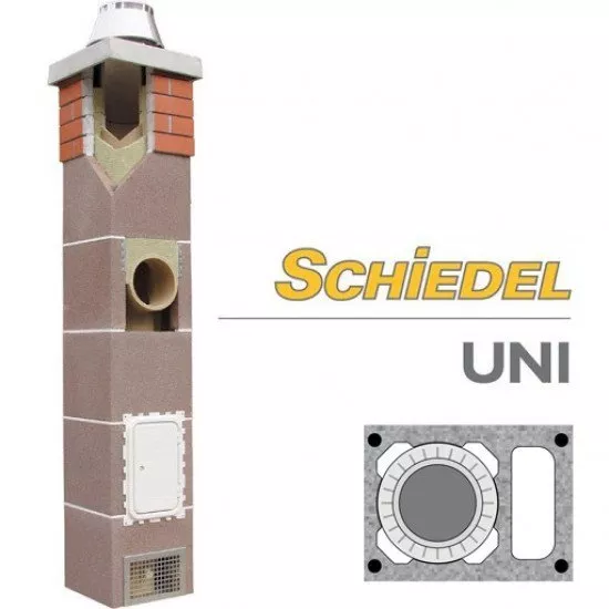 Дымоход SCHIEDEL UNI Ø18 см 8 пм одноходовой с вентиляцией
