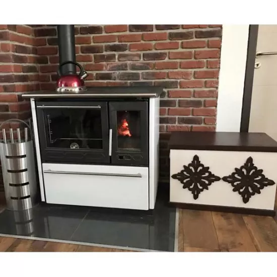 Камінна піч Plamen 850 Glas (white)