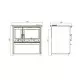 Камінна піч Plamen 850 Glas (white)