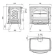 Каминная печь Dovre 760 WD